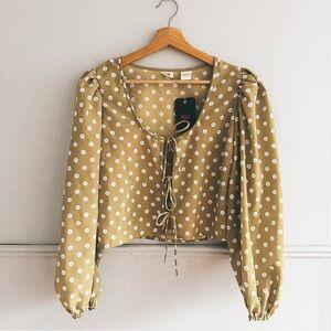 LEVI’S > Embry Tie-Front Blouse